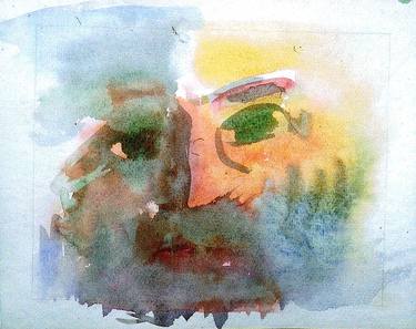 Print of Expressionism Portrait Paintings by Claude Simon