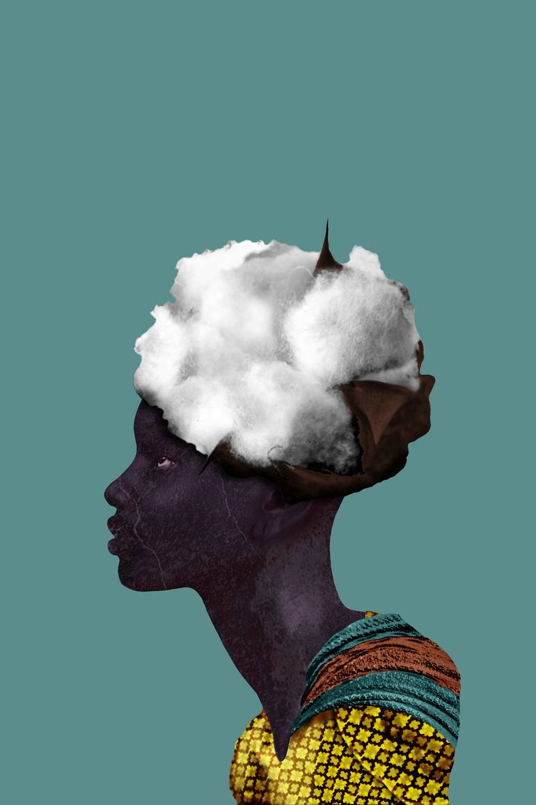 Original Women Collage by Dave McClinton