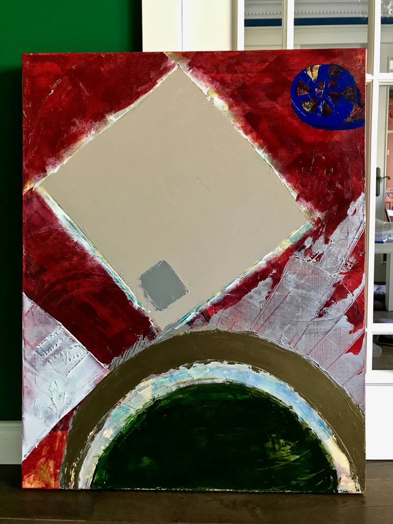 Original Abstract Expressionism Abstract Painting by Marina Viatkina