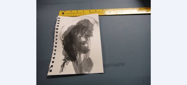 Original Expressionism Religion Drawing by Luc Freymanc