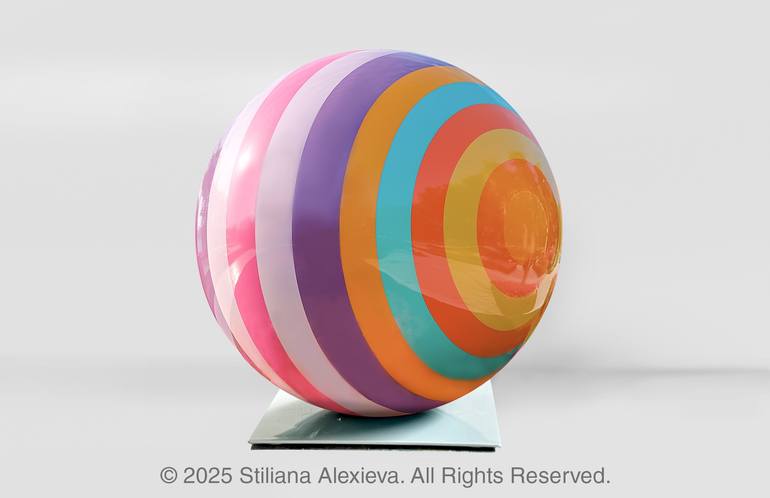 Original Pop Art Abstract Sculpture by Stiliana Alexieva