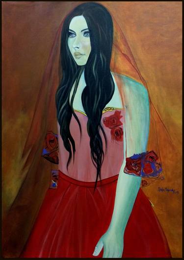 Original Expressionism Women Paintings by Shilpa Majumdar