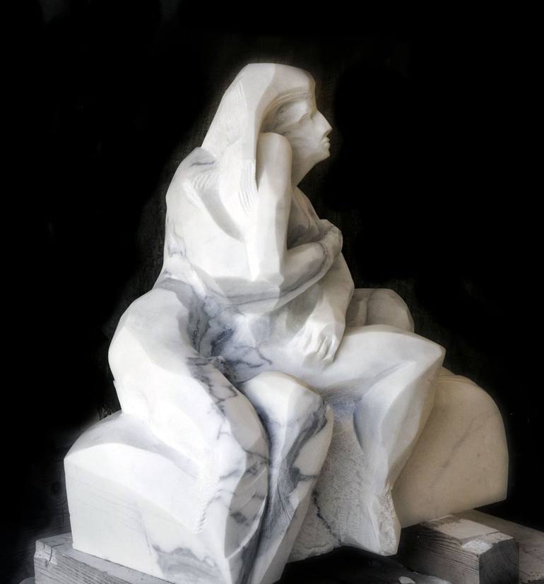 Original Figurative Nude Sculpture by roberto tagliazucchi