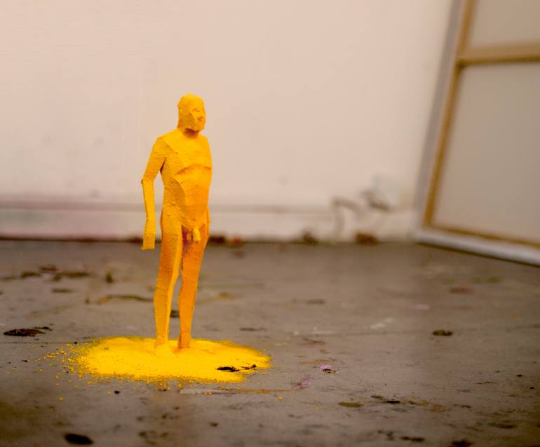 Original Figurative Men Sculpture by John Clark