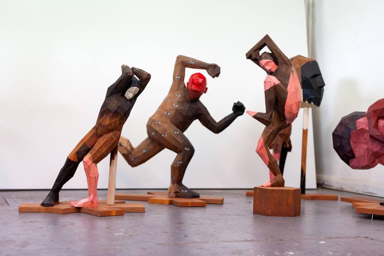 Original Figurative People Sculpture by John Clark
