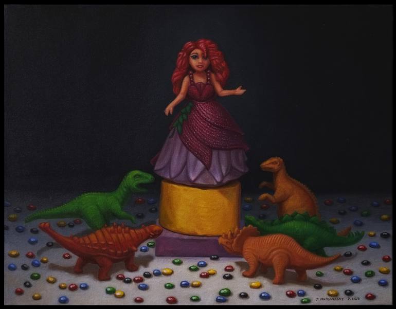 All you can eat Painting by Jackie Prathankiat Saatchi Art