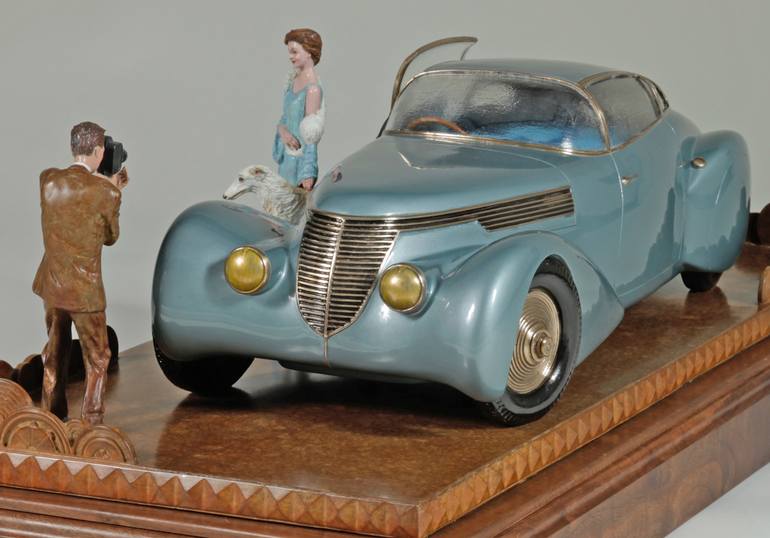 Original Figurative Transportation Sculpture by Steve Posson
