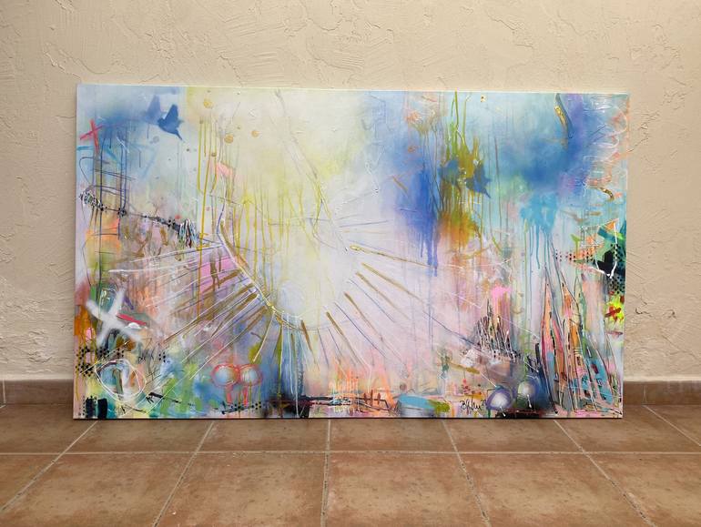 Original Abstract Painting by Bea Schubert