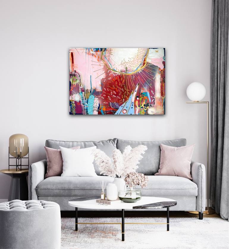 Original Abstract Painting by Bea Schubert