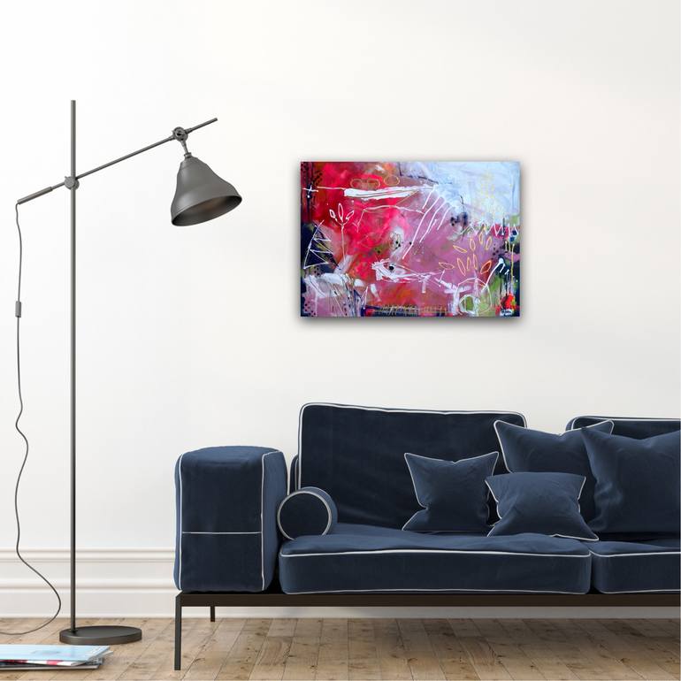 Original Contemporary Abstract Painting by Beate Garding Schubert