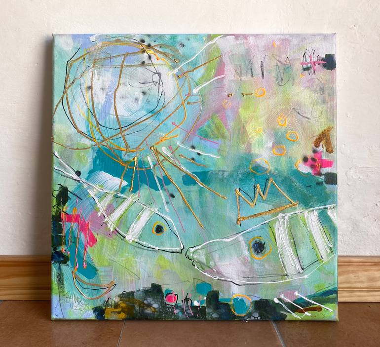 Original Pop Art Pop Culture/Celebrity Painting by Beate Garding Schubert