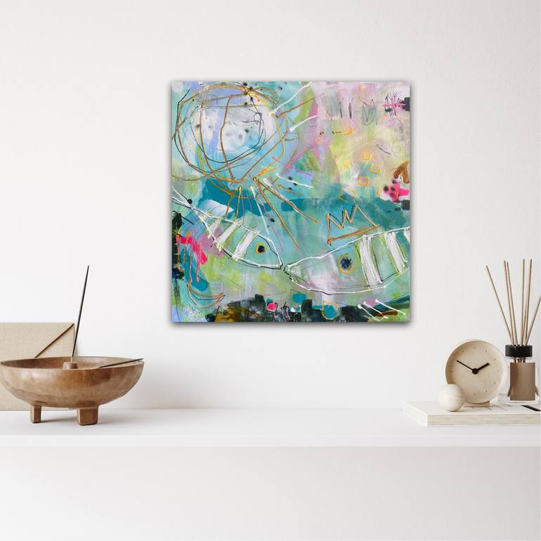 Original Pop Art Pop Culture/Celebrity Painting by Beate Garding Schubert