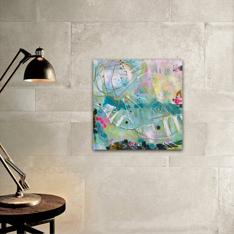 Original Pop Art Pop Culture/Celebrity Painting by Beate Garding Schubert