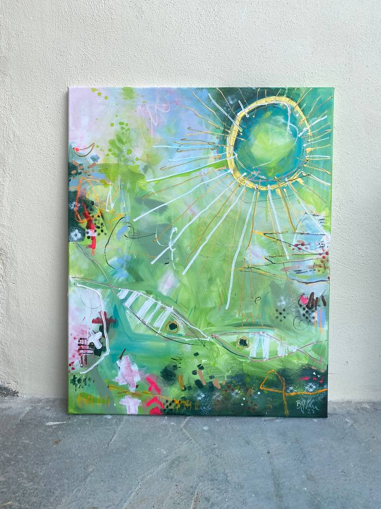 Original Pop Art Pop Culture/Celebrity Painting by Beate Garding Schubert