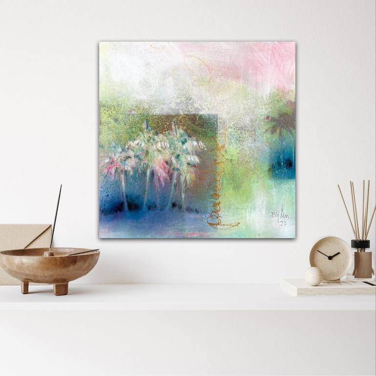 Original Abstract Landscape Painting by Bea Schubert
