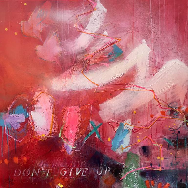 Print of Contemporary Abstract Paintings by Beate Garding Schubert