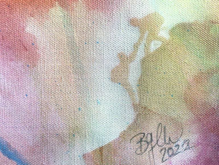 Original Street Art Abstract Painting by Beate Garding Schubert