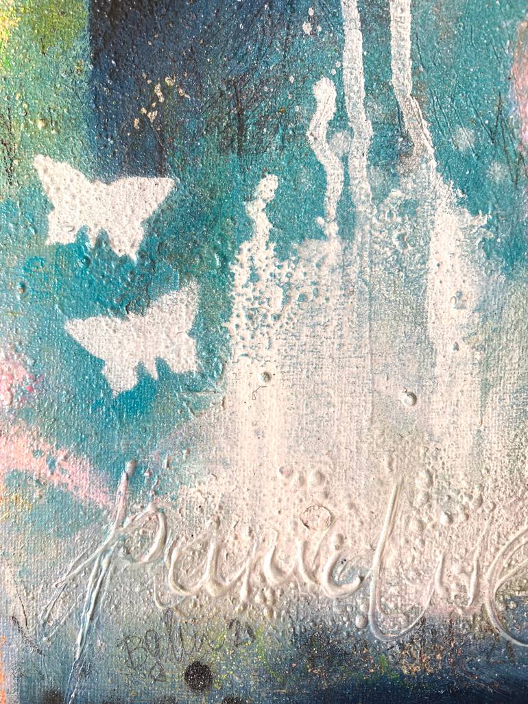 Original Abstract Expressionism Abstract Painting by Beate Garding Schubert