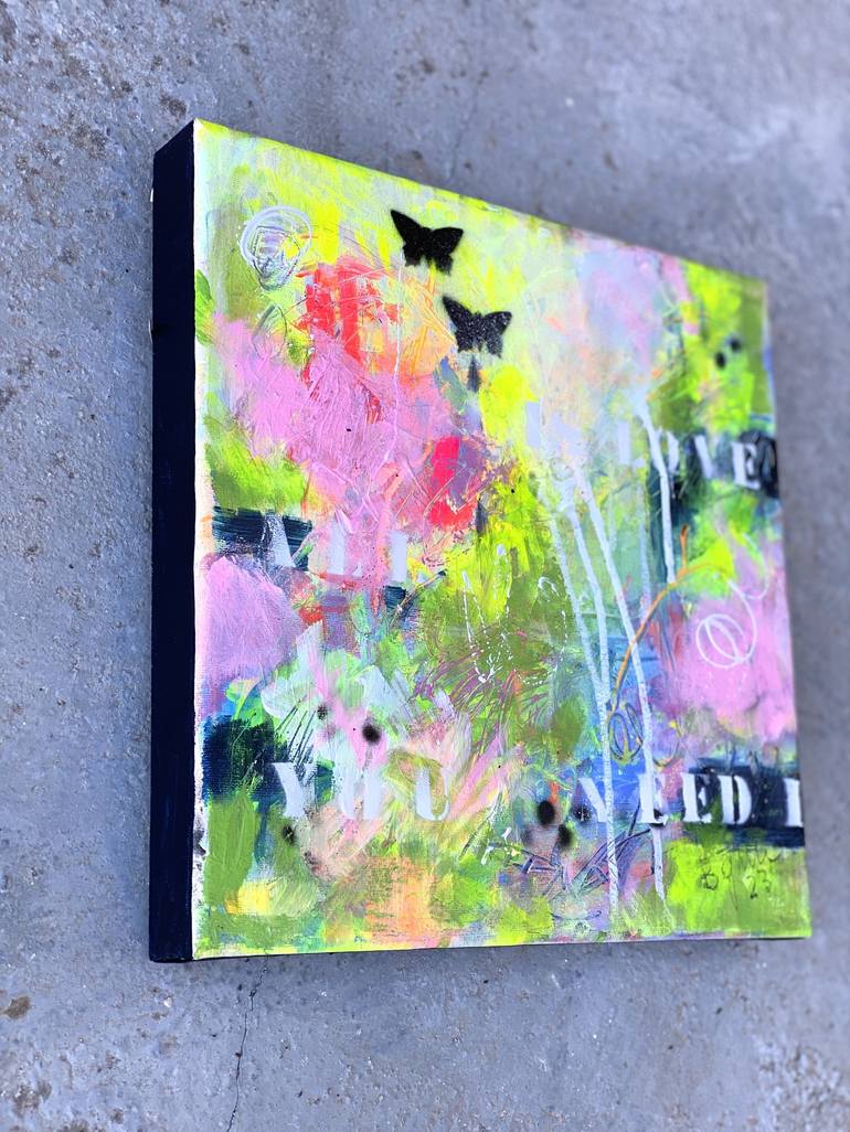 Original Abstract Love Painting by Bea Schubert