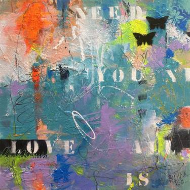 Print of Abstract Love Paintings by Bea Schubert