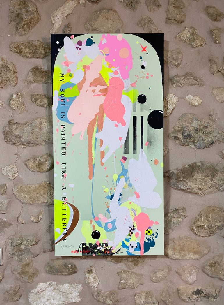 Original Contemporary Abstract Painting by Beate Garding Schubert