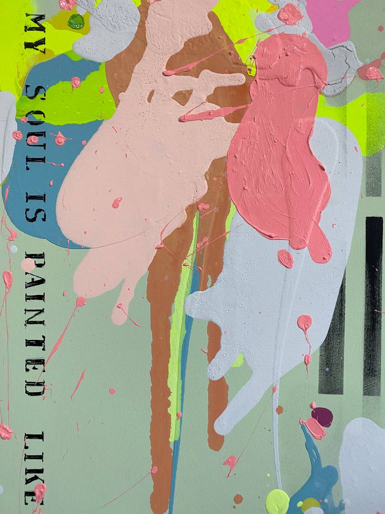 Original Contemporary Abstract Painting by Beate Garding Schubert