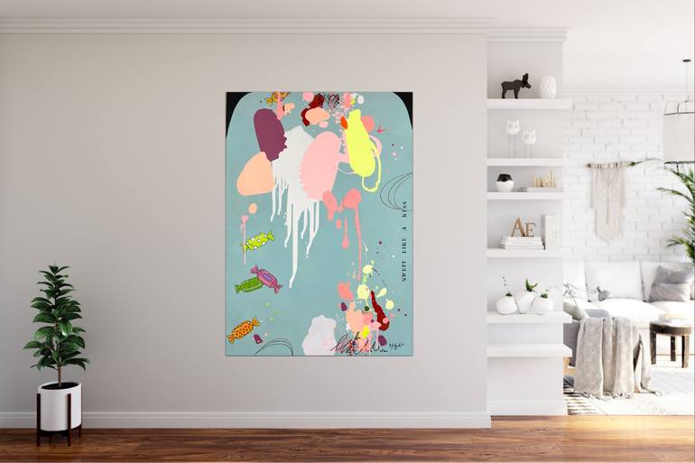 Original Abstract Painting by Bea Schubert