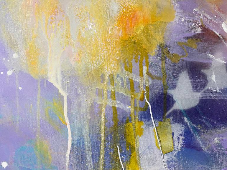 Original Abstract Expressionism Abstract Painting by Beate Garding Schubert