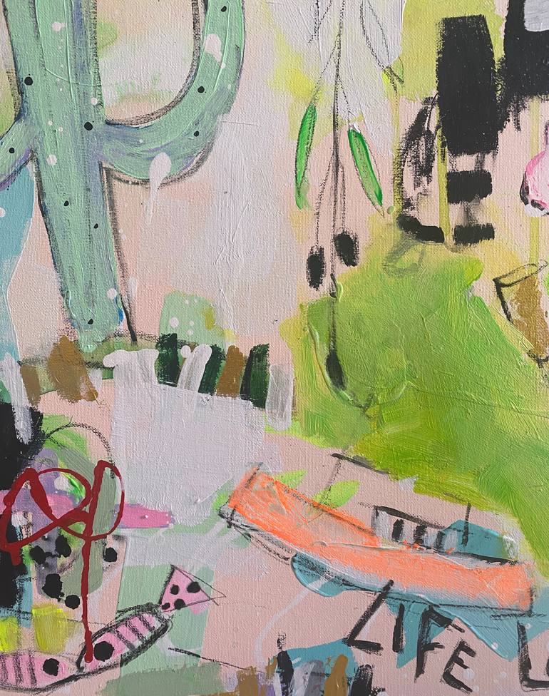 Original Abstract Expressionism Abstract Painting by Beate Garding Schubert