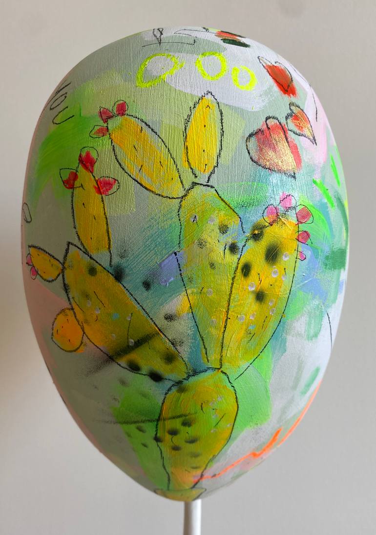 Original Pop Art Abstract Sculpture by Beate Garding Schubert