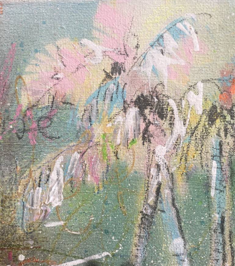 Original Abstract Expressionism Abstract Painting by Beate Garding Schubert