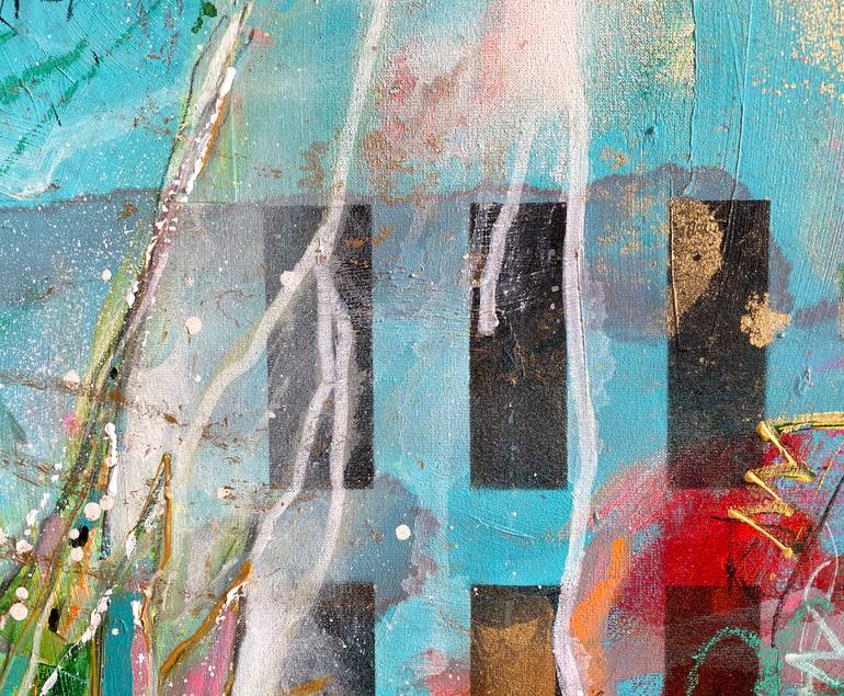 Original Abstract Expressionism Abstract Painting by Beate Garding Schubert