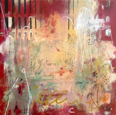 Original Abstract Expressionism Abstract Paintings by Beate Garding Schubert