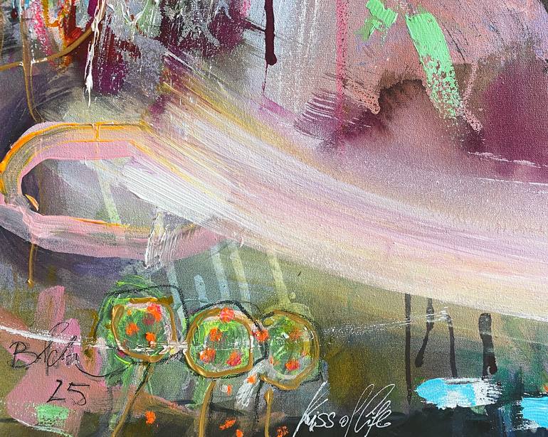 Original Abstract Expressionism Abstract Painting by Beate Garding Schubert