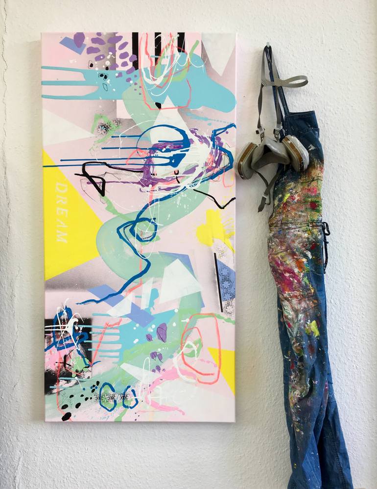 Original Contemporary Abstract Painting by Beate Garding Schubert