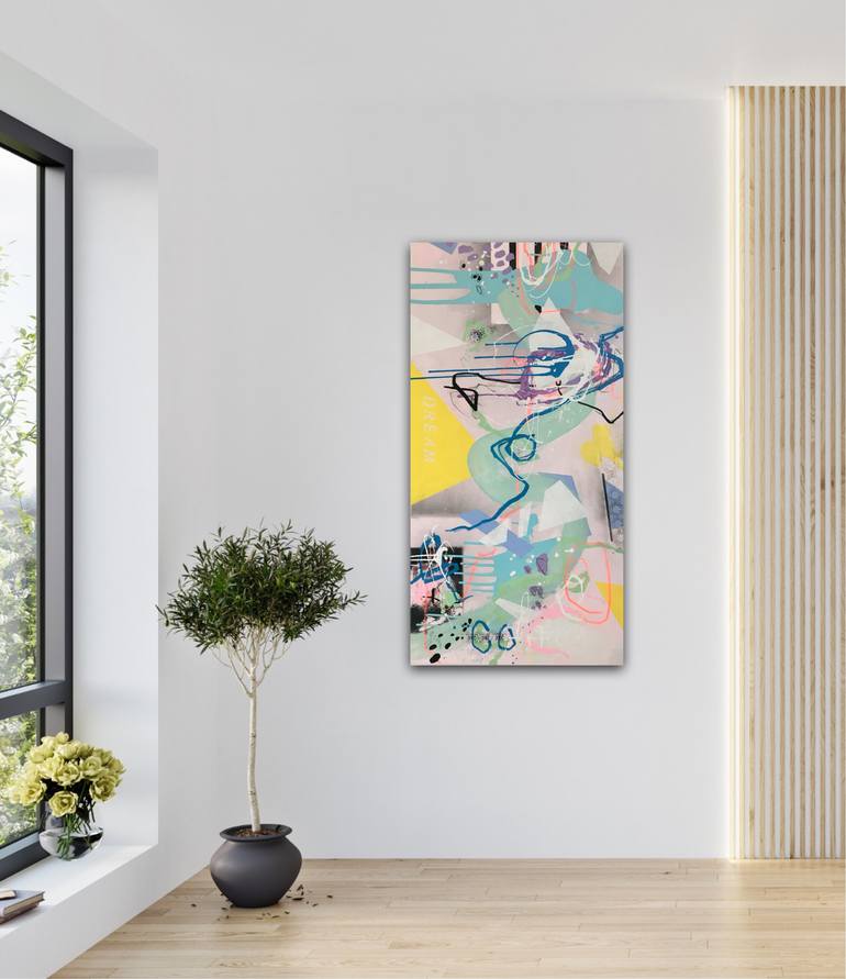 Original Contemporary Abstract Painting by Beate Garding Schubert
