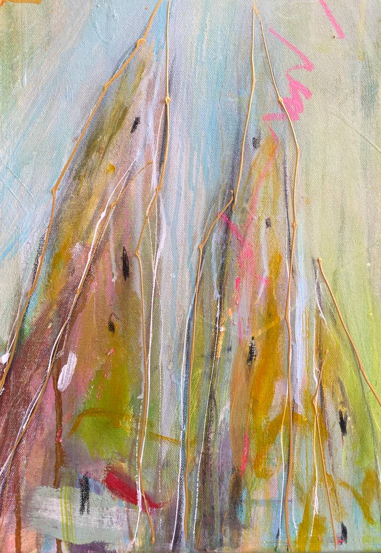 Original Abstract Expressionism Abstract Painting by Beate Garding Schubert
