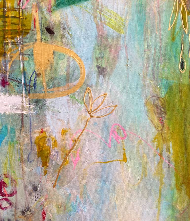 Original Abstract Expressionism Abstract Painting by Beate Garding Schubert