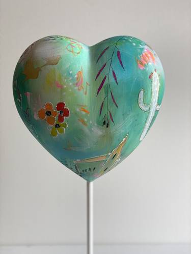 Original Abstract Pop Culture/Celebrity Sculpture by Beate Garding Schubert