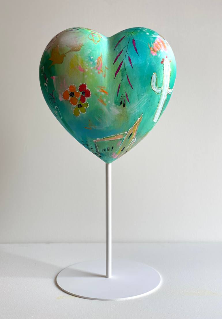 Original Abstract Pop Culture/Celebrity Sculpture by Beate Garding Schubert