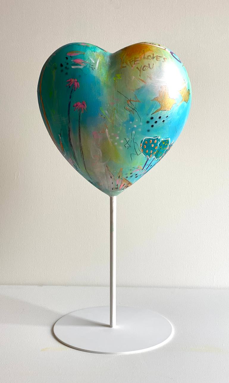 Original Abstract Pop Culture/Celebrity Sculpture by Beate Garding Schubert