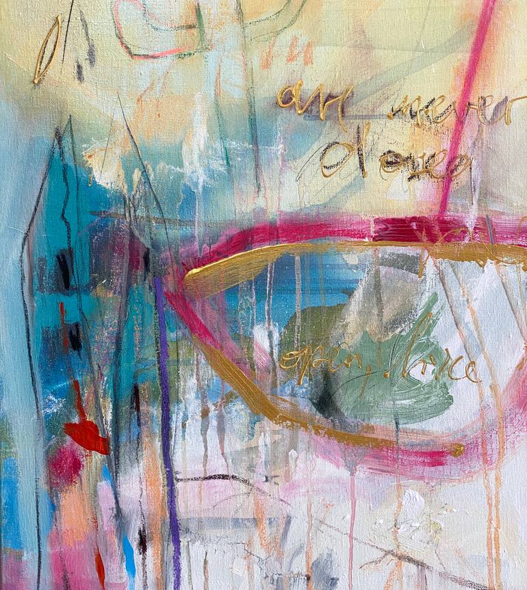 Original Abstract Expressionism Abstract Painting by Beate Garding Schubert