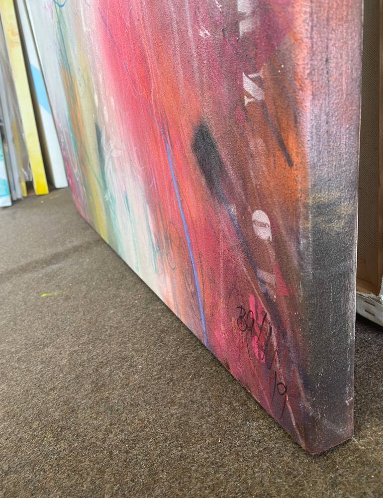 Original Abstract Expressionism Abstract Painting by Beate Garding Schubert
