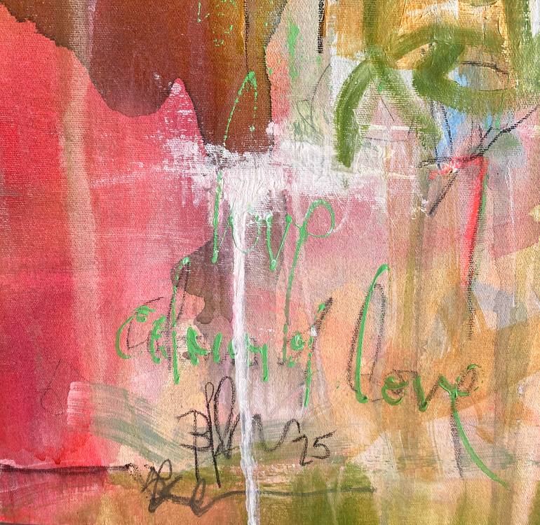 Original Abstract Expressionism Abstract Painting by Beate Garding Schubert