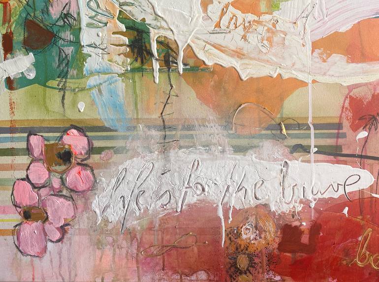 Original Abstract Expressionism Abstract Painting by Beate Garding Schubert