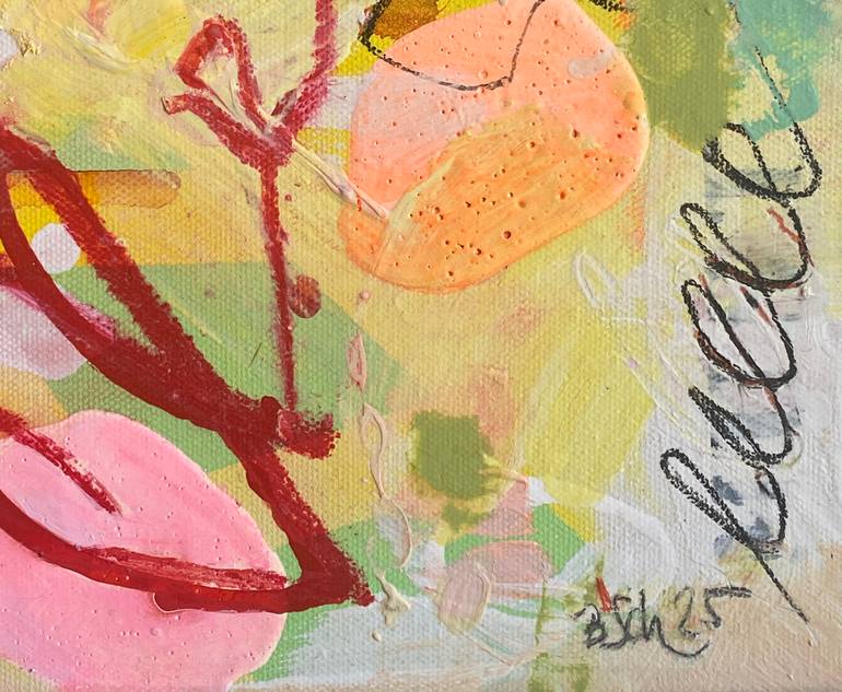 Original Abstract Expressionism Abstract Painting by Beate Garding Schubert