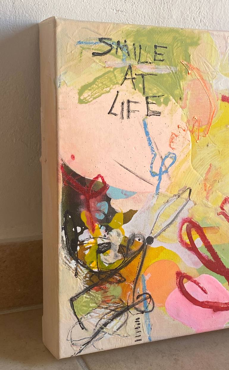 Original Abstract Expressionism Abstract Painting by Beate Garding Schubert