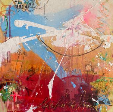 Original Abstract Expressionism Abstract Paintings by Beate Garding Schubert