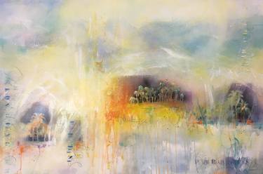 Print of Abstract Expressionism Landscape Paintings by Bea Schubert