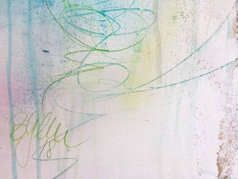 Original Abstract Expressionism Abstract Painting by Beate Garding Schubert